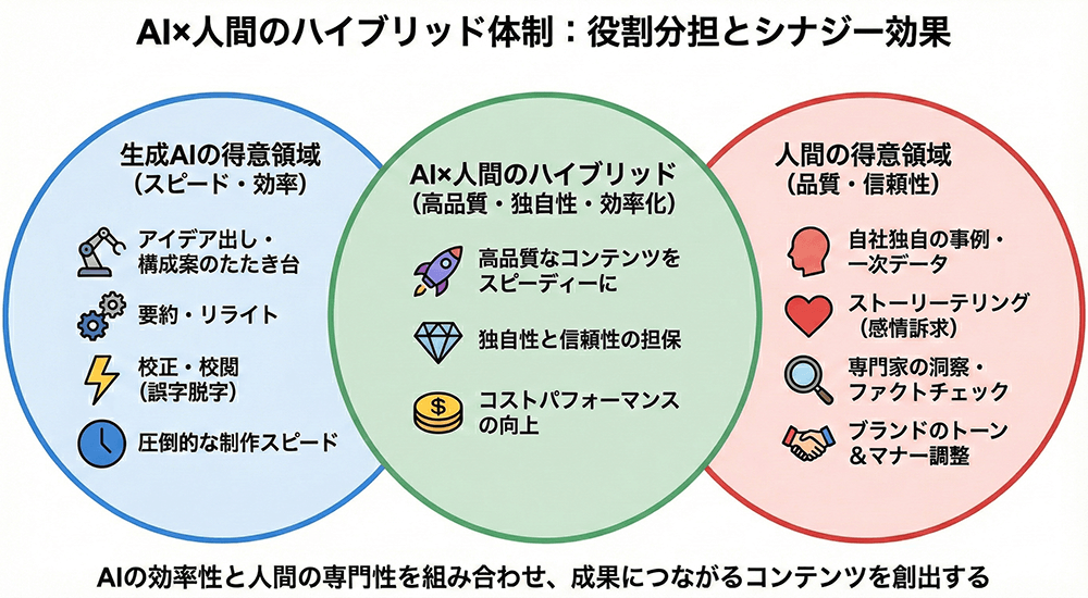 ハイブリッド体制のイメージ図