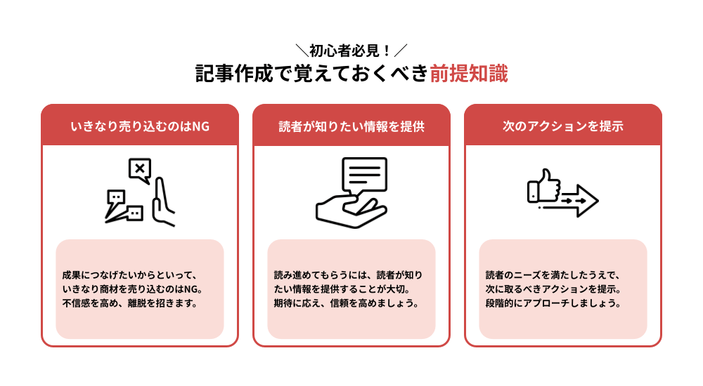 初心者が知っておくべき記事作成の前提知識