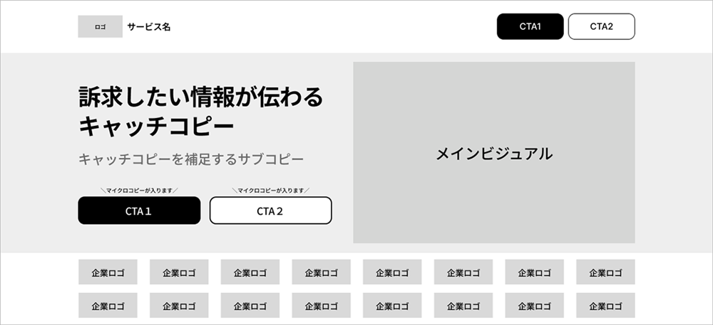 ファーストビュー（FV）