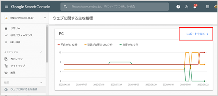 サーチコンソール使用画像2